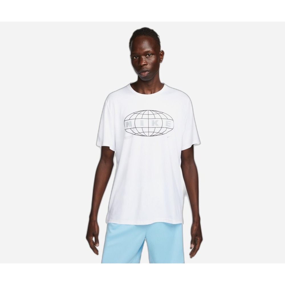 Nike Pro Dri-Fit T-Shirt Men's M White Hyper Dry Performance Sportswear Athletic
